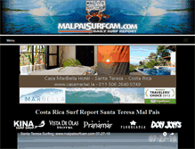 Tablet Screenshot of malpaisurfcam.com